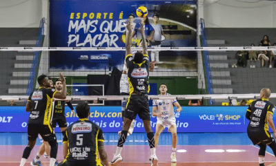 Praia Clube x Joinville, Superliga Masculina — Foto: Bruno Cunha/Praia Clube