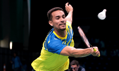 Fabrício Farias no Internacional de Portugal de badminton