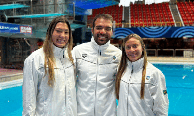 Brasileiras fecham no top 10 da Copa do Mundo de Saltos (Foto: Reprodução / Instagram CBDA)