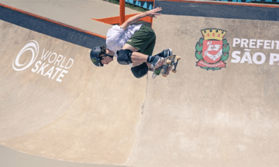 Kalani Konig, vice-campeão do mundial de skate park de são paulo