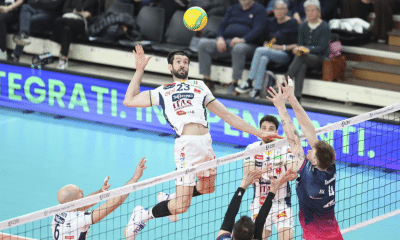 Flávio marcou sete pontos na eliminação do Trentino pela Liga dos Campeões da Europa (Foto: CEV/Divulgação)