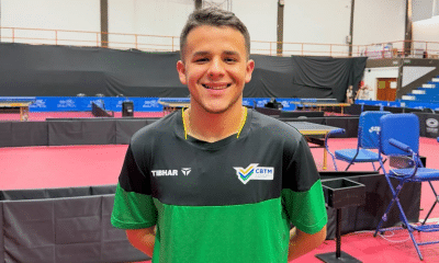 Theo Cruz conquistou a medalha de prata nas duplas mistas em Assunção na categoria sub-19 (Foto: Flickr WTT)