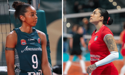 Kisy e Drussyla brilharam individualmente nesta sexta-feira (13) em jogos na Europa (Foto: Lokomotiv e Alba Blaj)