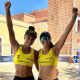 Verena e Thainara confirmaram vaga na repescagem em torneio mexicano (Foto: CBV/Divulgação)