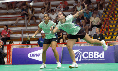 Jaqueline Lima e Sâmia Lima estão na final das duplas femininas e enfrentarão as compatriotas Sânia Lima e Juliana Viana (Foto: Ulisses Luiz/Fotop - @sisso.foto / @fotopbroficial)