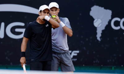 Marcelo Zormann, ao lado do argentino Mariano Kestelboim, challenger