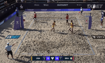 Gabriel e Johann no Challenge de Nayarit de vôlei de praia