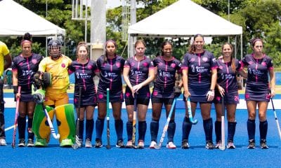 Na imagem, time feminino do Germania perfilado.