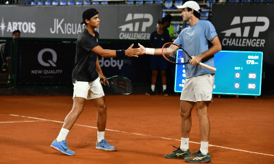 Gustavo Heide e Guto Miguel vão à semi de duplas no Challenger de São Paulo