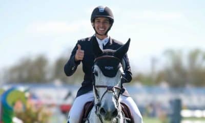 João Victor conquista a medalha de prata em prova de hipismo na Itália