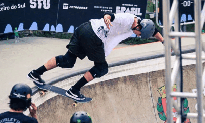 Luigi Cini nas quartas de final do park masculino durante o Mundial em São Paulo