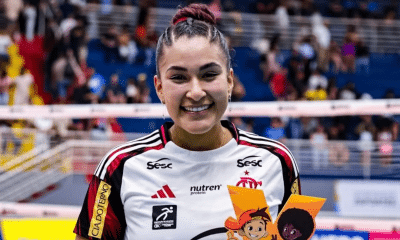 “Resultado individual é consequência do grupo”, diz Tainara após vitória do Flamengo sobre o Bauru na Superliga