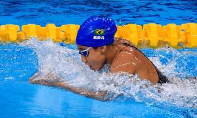 Beatriz Flausino na World Series de natação paralímpica