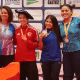 Edwarda Oliveira e Ana Carolina Reis ganham a medalha de ouro no Internacional da Espanha de parabadminton