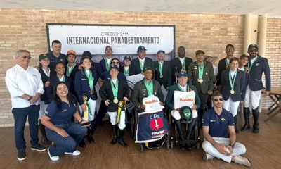 Participantes do Internacional de Paradestramento em Indaiatuba | Foto: Divulgação/CBH