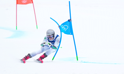 Lucas Pinheiro Braathen na final da Copa do Mundo de esqui alpino