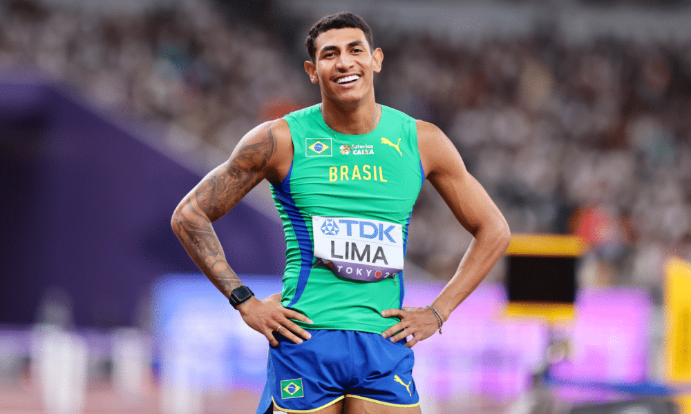 Matheus Lima no Mundial Indoor de atletismo
