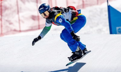 Noah Bethonico na Copa do Mundo de snowboardcross