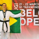 Rafaela Meirelles no Aberto da Bélgica de taekwondo