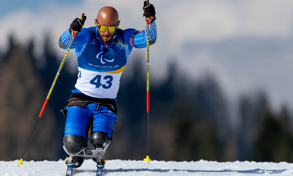 Robelson Lula no parabialto dos Jogos paralímpicos de inverno Milão-Cortina 2026