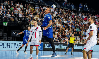 Rogério Moraes na Liga Francesa de handebol pelo Montpellier