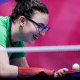 Sophia Kelmer no Future da Costa Brava de tênis de mesa paralímpico