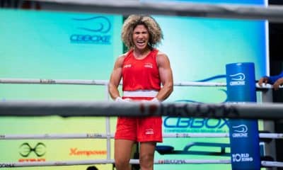 A campeã mundial Rebeca Lima está na final da Copa do Mundo de boxe em Foz do Iguaçu