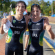 Alejandro Juanuk e Eduardo Staniaski conquistam as primeiras medalhas do triatlo no Panamá 2026. Foto: Léo Barrilari/COB