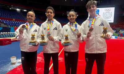 Brasil conquista dobradinhas e soma medalhas na ginástica dos Jogos Sul-Americanos da Juventude