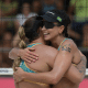 Carol e Rebecca viram sobre holandesas e avançam à semifinal no Elite 16 de Saquarema (Foto: CBV)