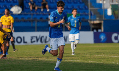 Eduardo Pape garante bronze para o Brasil no Sul-Americano Sub-17 (Foto: Nelson Terme / CBF)