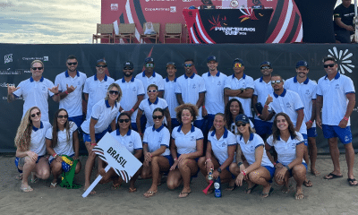 Equipe brasileira nos Jogos Pan-Americanos de Surfe (Foto: Reprodução / Instagram)