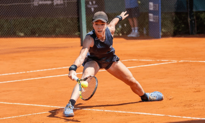 Thaisa Pedretti avançou na primeira rodada de torneio estadunidense diante de anfitriã (Foto: W35 Argentina)