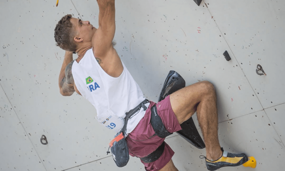 Felipe Hoo é um dos grandes nomes que estarão presentes na abertura do Brasileiro de Escalada (Foto: Instagram @felipe.hoo)