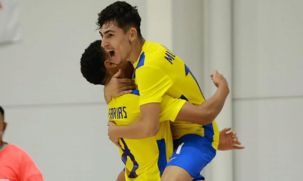 Brasil atropelou o Paraguai e venceu por goleada por 9 a 0 nos Jogos Sul-Americanos da Juventude (Foto: Juliana Ávila/COB)