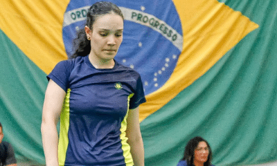 Bruna Vasconcellos venceu na estreia do Internacional de Parabadminton (Foto: Fotop/Divulgação)