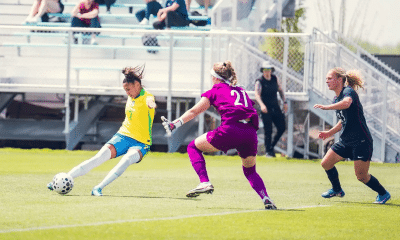 Em amistoso da categoria sub-20 feminino, o Brasil empatou com os Estados Unidos, por 1 a 1 (Foto: Fábio Souza/CBF)