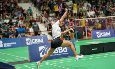 Juliana Viana estreou com vitória tranquila na Etapa de Caxias do Sul do Nacional de Badminton (Foto: Josias Filmes/Fotop)