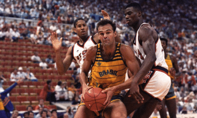 Oscar Schmidt, 1958–2026. Maior cestinha da história do basquete brasileiro. Campeão pan-americano em 1987