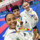Samanta Pereira conquista ouro, Ana Fedato leva prata e Akilys Cardoso garante bronze, karatê, brasil, jogos da juventude