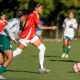 O Internacional venceu o Palmeiras por 2 a 1, de virada, na ida das quartas do Brasileiro Sub-20 de futebol feminino (Foto: Lara Vantzen/Sport Club Internacional)