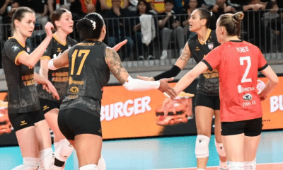 Drussyla disputou a final da Liga Romena pelo Alba Blaj e terminou vice-campeã (Foto: Instagram @voleialbablaj)