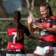 Brendha assume artilharia da competição depois de marcar 6 gols na vitória do Flamengo no Brasileirão sub-20 feminino sobre o Litoral do Norte.