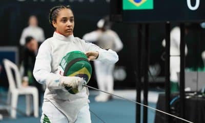 Giulia Santos no Mundial Cadete e Juvenil de esgrima no Rio de Janeiro (Eva Pavía/BizziTeam/FIE)