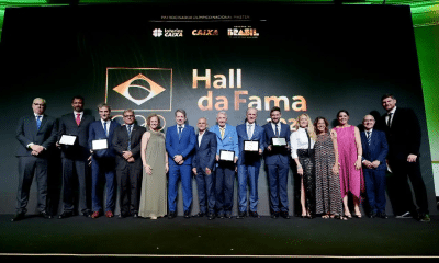 Hall da Fama do COB eterniza Oscar, do basquete, Ricardo/Emanuel, do vôlei de praia, e Welter/Lars, da vela (Foto: Alexandre Loureiro / COB)