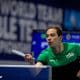 Hugo Calderano no Campeonato Mundial de Tênis de Mesa contra Porto Rico