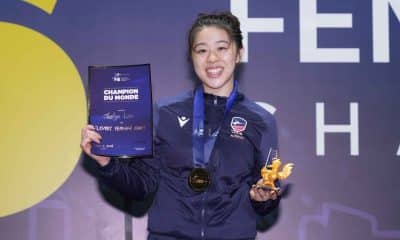 Jaylen Liu é atual tricampeã mundial sub-17 e bicampeã mundial sub-20 de florete