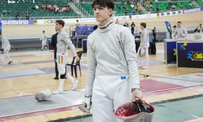 Marcus Pinto foi o melhor brasileiro pelo segundo dia seguido no Mundial cadete e juvenil de esgrima