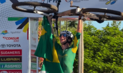 Leonardo Castro é o campeão do XCO Júnior no Pan-Americano de MTB (Foto: Reprodução / Instagram)