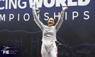 Pan Quimiao é candidata a se tornar uma grande estrela mundial da esgrima